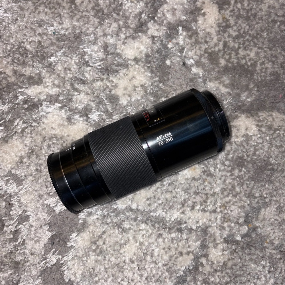 minolta AF Lens 70-210 Black Camera Lens